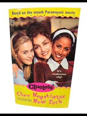 Vintage 1995 Clueless Cher Negotiates New York Paperback Novel Jennifer Baker